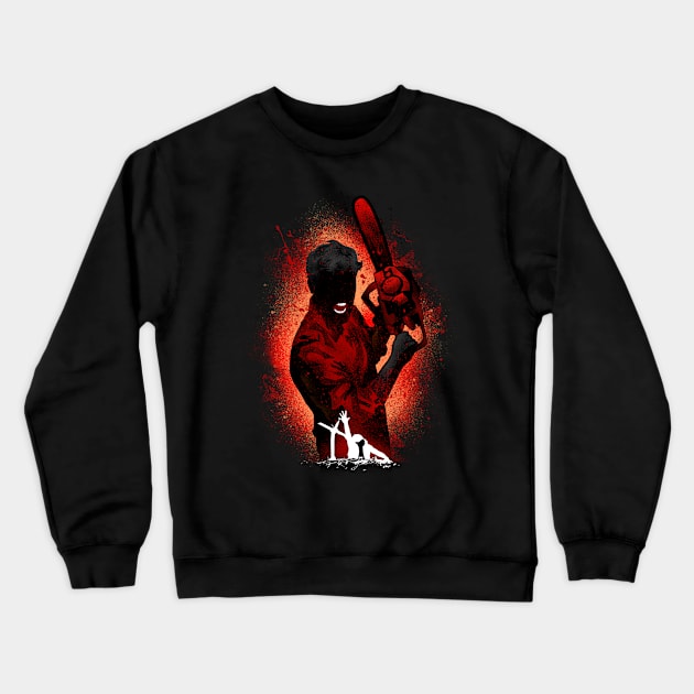 Captain Chainsaw Crewneck Sweatshirt by HyperTwenty